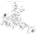Page C Diagram and Parts List for 31AS295-801 2006 Yard Man Snow Blower